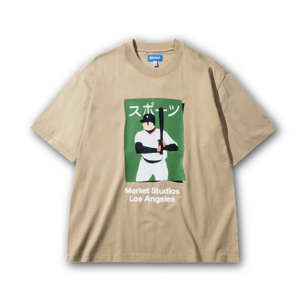 ILLUSTRATED BASEBALL T-SHIRT