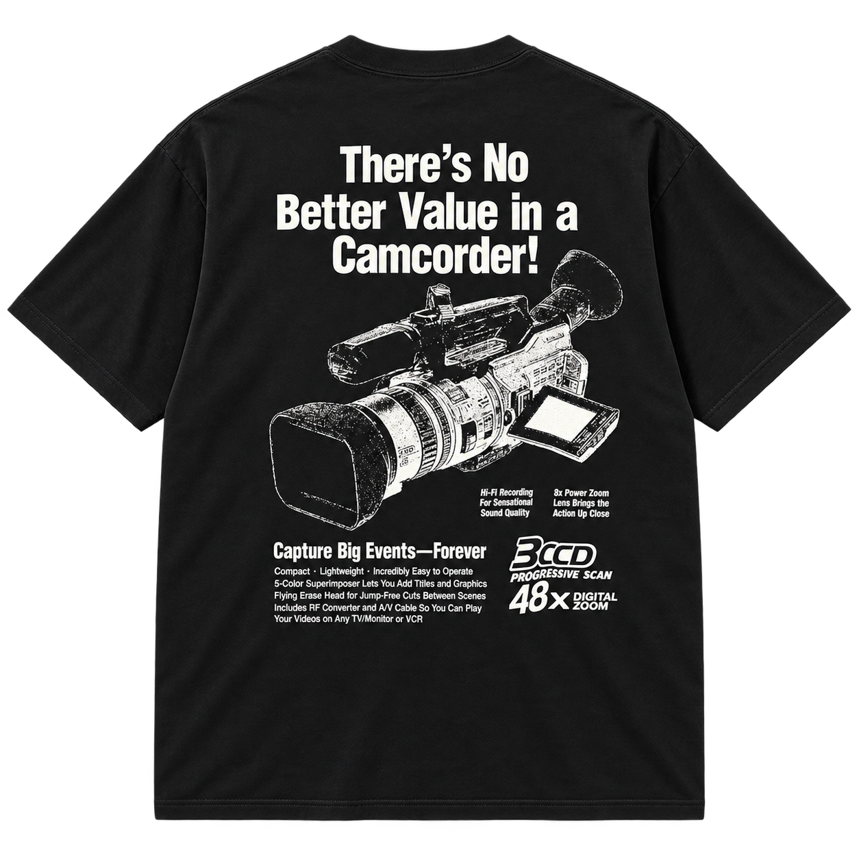 SHAQ CAMCORDER T-SHIRT