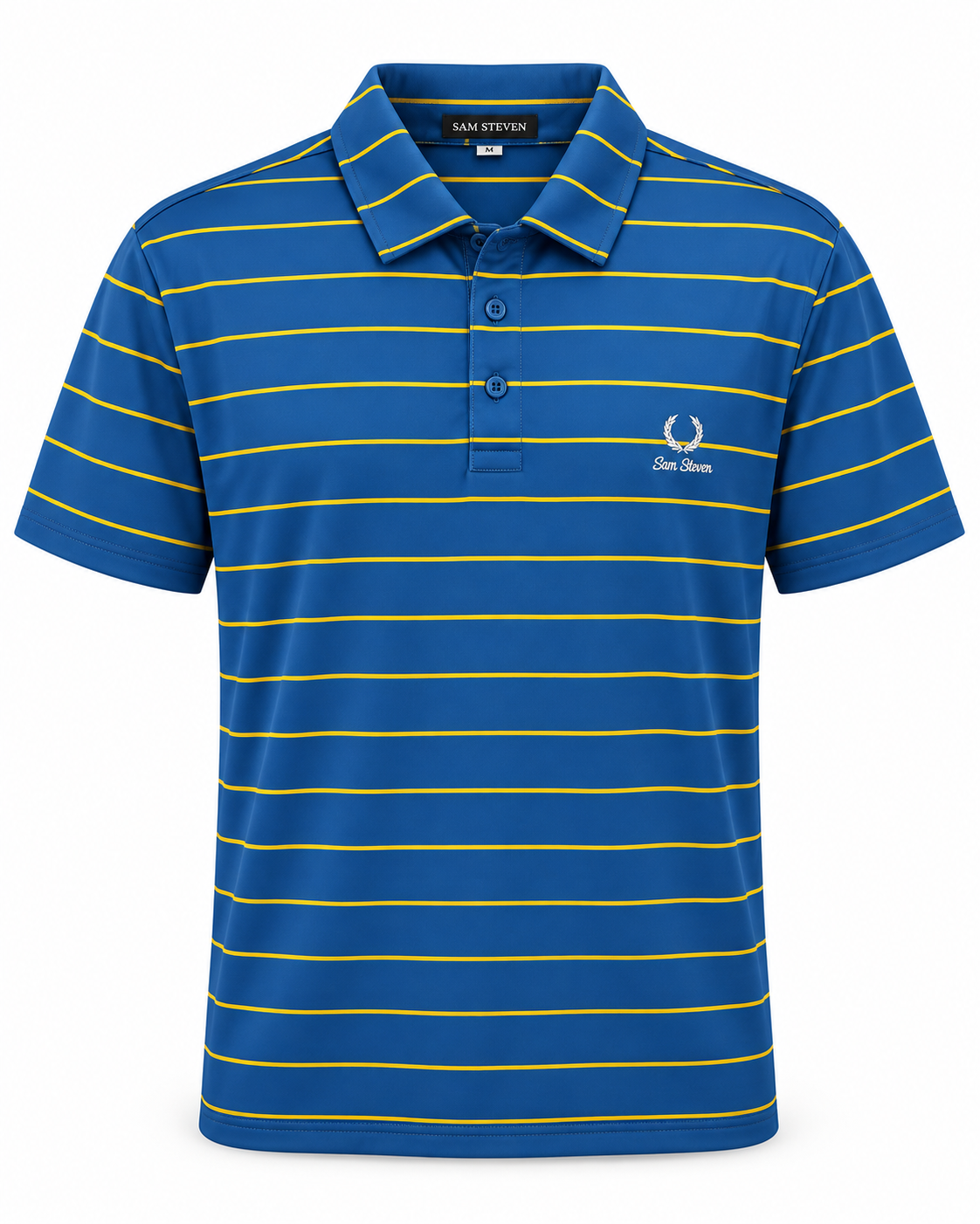 M YELLOW STRIPE POLO