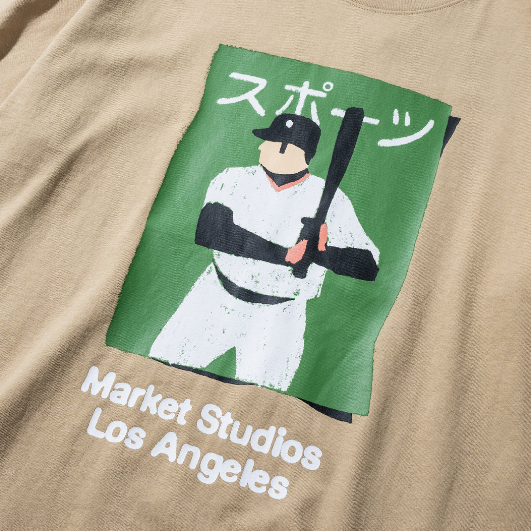 ILLUSTRATED BASEBALL T-SHIRT