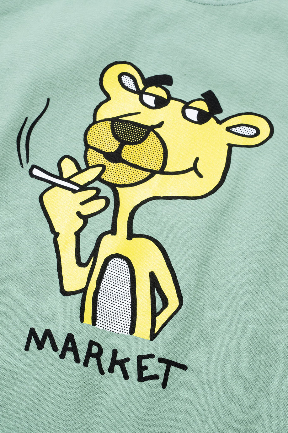 MARKET YELLOW PANTHER T-SHIRT