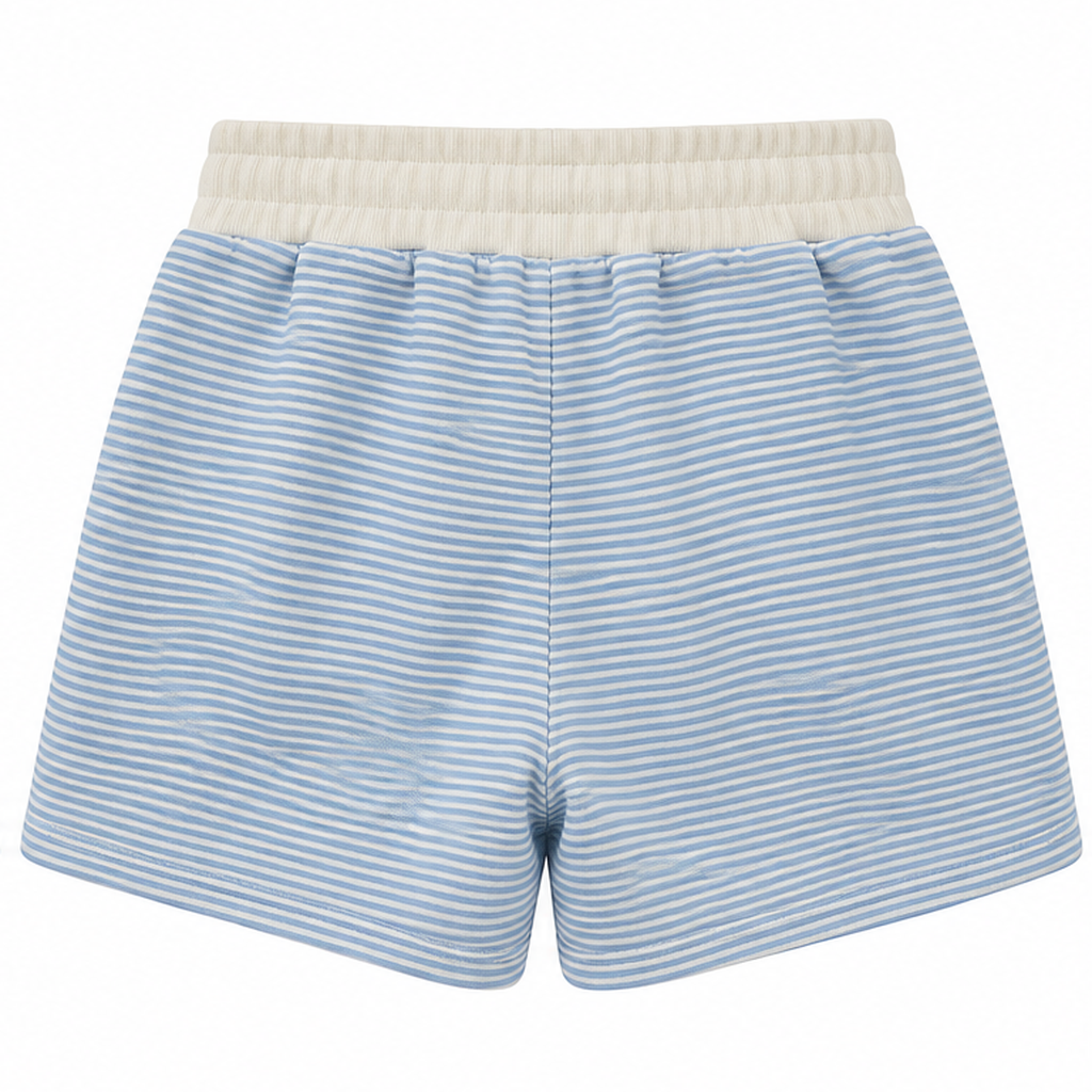 W STRIPED LOUNGE SHORTS