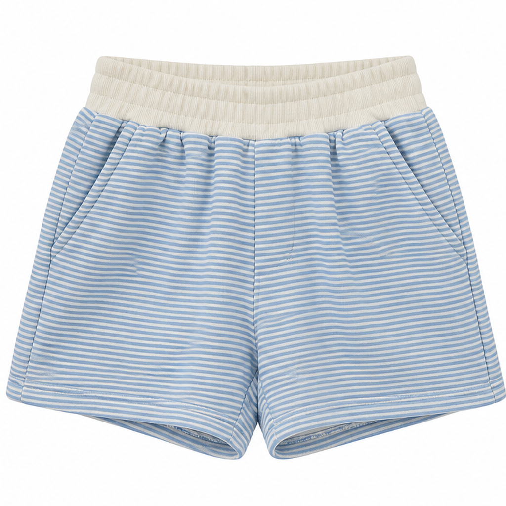 W STRIPED LOUNGE SHORTS